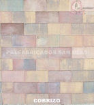 Composicion Baldosa 40x20x6y 8 cm COBRIZO.